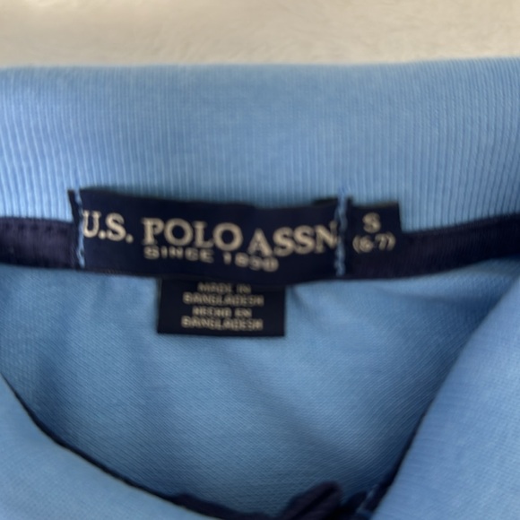 Boys’ Ralph Lauren U. S. Polo Assn Denim Blue Embroidered iconic Polo Sz S 6, 7 - Picture 13 of 15